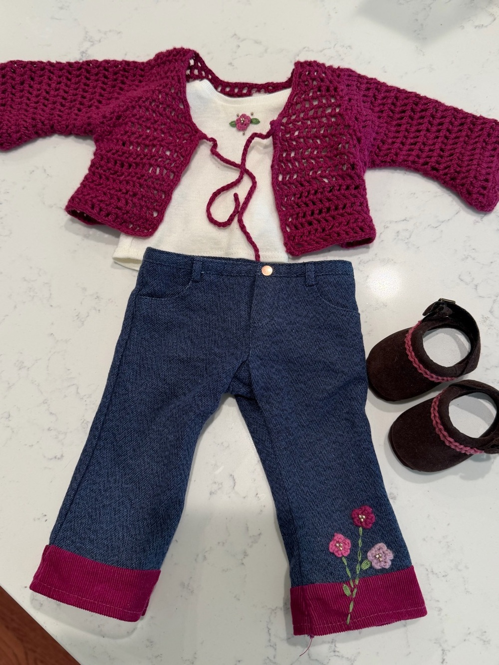 Vintage Y2K American Girl Doll Flower Power Outfit - Picture 2 of 11